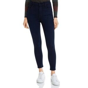 Frame Ali High Rise‎ Skinny Jeans in BYXBEE Dark Blue
